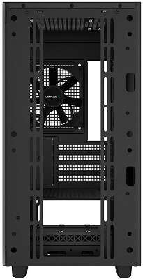Корпус MiniTower Deepcool CH370 black (mATX, без БП, 2xUSB Type-A) (R-CH370-BKNAM1-G-1)
