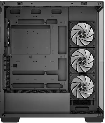 Корпус Deepcool CG580 4F черный без БП ATX 6x120mm 3x140mm 2xUSB3.0 audio bott PSU