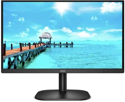 LCD AOC 21.5" 22B2H черный {VA 1920x1080 75Hz 6.5ms 178/178 200cd 200M:1 HDMI1.4}