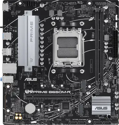 Материнская плата Asus PRIME B650M-R Socket AM5 AMD B650 2xDDR5 mATX AC`97 8ch(7.1) 2.5Gg RAID+HDMI