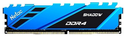 Оперативная память Netac Shadow 16GB DDR4-3200 (PC4-25600) C16 16-20-20-40 1.35V XMP Memory module (DIMM) Blue