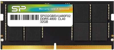 Модуль памяти DDR5 SODIMM 32Gb DDR4800 Silicon Power (SP032GBSVU480F02)