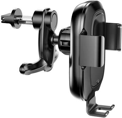 Автодержатель с беспроводной зарядкой Baseus Smart Vehicle Bracket Wireless (Air type) , Black [WXZN-01]