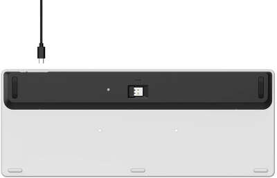 Клавиатура беспроводная A4Tech Fstyler FBX70C black (USB, BT/Radio, slim, Multimedia) (FBX70C)