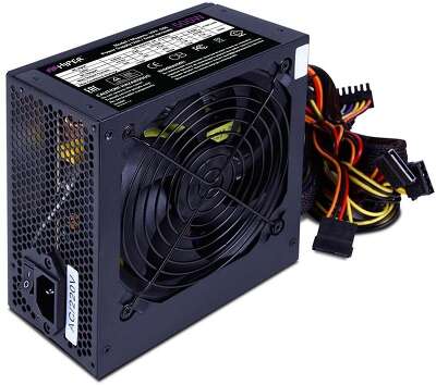 HIPER Блок питания HPP-500 BOX (ATX 2.31, 500W, Active PFC, 120mm fan, черный) 