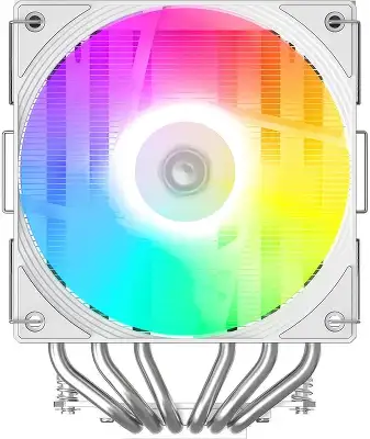 Cooler ID-Cooling FROZN A620 PRO SE ARGB WHITE Soc-AM5/AM4/1200/1700/1851 серебристый/белый 4-pin 15-27.2dB Al+Cu 260W 1190gr Ret 