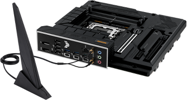 Материнская плата ASUS TUF GAMING B760M-BTF WIFI, LGA1700, B760, 4*DDR5, 4*SATA, 3*M.2, 5*USB 3.2, 4*USB 2.0, Type-C, 2*PCIx16, 1*PCIx1, DP+HDMI, mATX; 90MB1G50-M0EAY0
