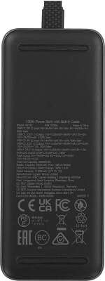 Внешний аккумулятор со встроенным кабелем UGREEN PB723 (55365B) 130W Power Bank 20000 mAh with Built-in Cable. Цвет: серый космос