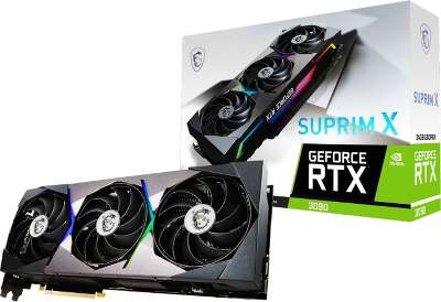 Видеокарта MSI NVIDIA nVidia GeForce RTX 3090 SUPRIM X 24G 24Gb DDR6X PCI-E HDMI, 3DP