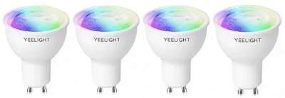 Умная лампочка Yeelight GU10 Smart bulb W1 (Multicolor) - упаковка 4 шт.