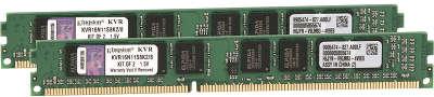 Набор памяти DDR-III DIMM 2*4096Mb DDR1600 Kingston [KVR16N11S8K2/8]