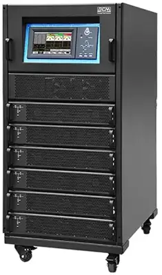 ИБП Powercom Vanguard-II-33, 90000VA, 90000W, клеммная колодка, черный (без аккумуляторов)