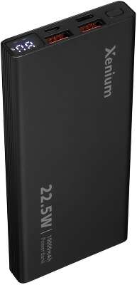 Внешний аккумулятор XENIUM 10000mAh 22.5W P2210 черный