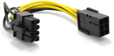 Адаптер noname 6 pin to 8 pin GPU power adapter cable