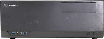 Корпус SilverStone GD09B, черный, ATX, Без БП (SST-GD09B)