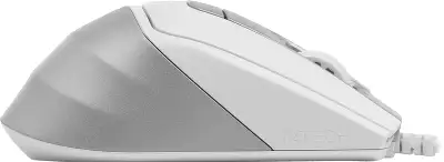Мышь A4Tech Fstyler FM45S Air белый/серебристый оптическая 2400dpi silent USB 7but (FM45S AIR USB (SILVER WHITE))
