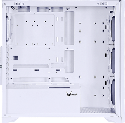 корпус Formula V Line TimberLine T0 White, ATX, wood+plastic front, TYPE-C*1, USB3.0*2, FRONT 3x120mm FRGB, REAR 1x120mm FRGB