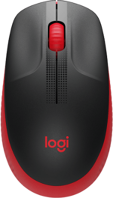 Мышь Logitech Wireless Mouse M190, Red, [910-005908]