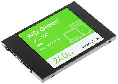 Твердотельный накопитель 2.5" SATA3 240Gb Western Digital WD Green [WDS240G3G0A] (SSD)