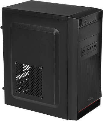 Корпус Digma DC-MATX100-U2, черный, mATX, Без БП (DC-MATX100-U2)