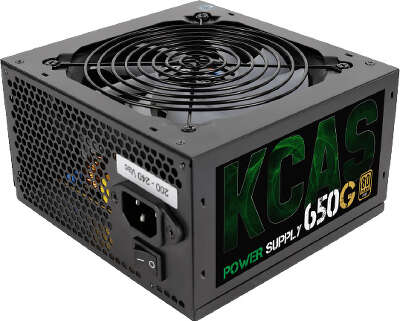 Блок питания 650W Aerocool KCAS PLUS GOLD ARGB [KCAS PLUS 650G] 80+ Gold