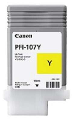 Canon PFI-107Y 6708B001 Картридж для  iPF680/685/770/780/785, Желтый, 130ml 