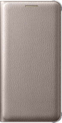 Чехол-книжка Samsung для Samsung Galaxy A3 Flip Wallet A310, золотистый (EF-WA310PFEGRU)