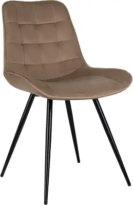 Стул для дома Бюрократ CH-K2_4 комплект 4шт св.коричневый Holland 65 металл черный на ножках (CH-K2_1/HL65_4)