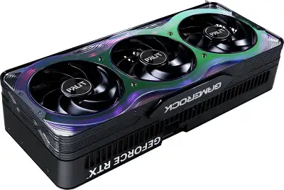 Видеокарта Palit PCI-E RTX5090 GAMEROCK OC NVIDIA GeForce RTX 5090 32Gb 512bit GDDR7 2017/28000 HDMIx1 DPx3 HDCP Ret