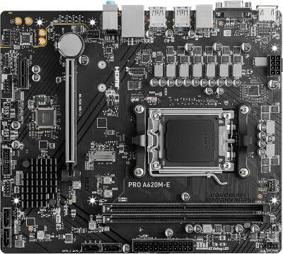 Материнская плата mATX LGAAM5 MSI PRO A620M-E