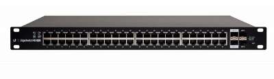 UBIQUITI ES-48-500W PoE-коммутатор в стойку, 48х 1G RJ45, 2x SFP, 2x SFP+, раздача 436 Вт