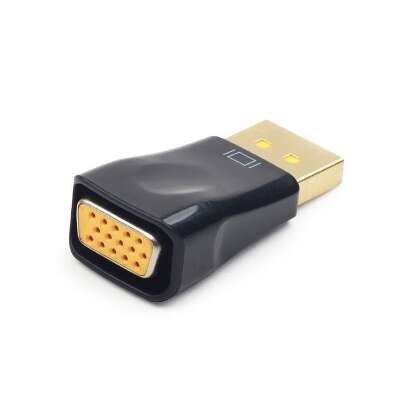 Cablexpert Переходник DisplayPort - VGA , 20M/15F, пакет (A-DPM-VGAF-01)