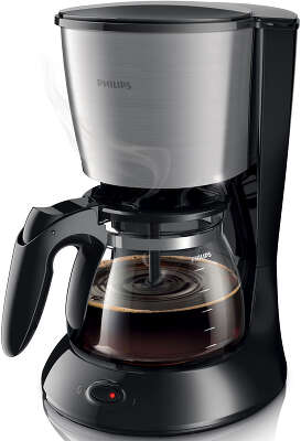 Кофеварка капельная Philips HD7462/20 1000Вт черный/серебристый