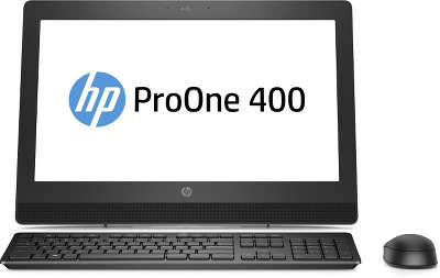 Моноблок 20" HP ProOne 400 G3 i3-7100T/4/500/DVDRW/Wi-Fi/Cam/kbd/mouse/W10Pro [2KL12EA]