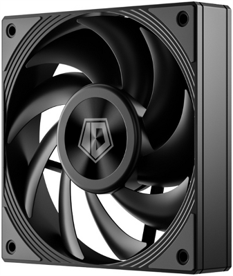Вентилятор для корпуса ID-COOLING DF-125-K 120x120x25мм (60шт./кор, PWM, черный, 0-2150об/мин) BOX