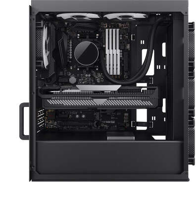 Корпус JONSBO U6, черный, ATX, Без БП (U6 Black)