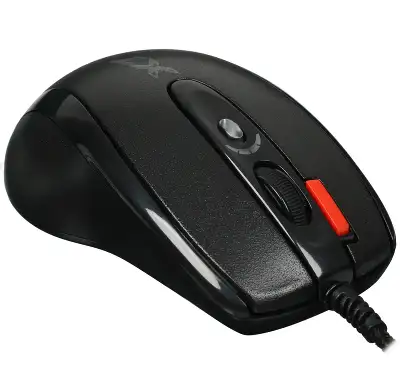 Мышь A4Tech XL-750BK черный лазер. 3600dpi USB2.0 6but (XL-750BK USB)