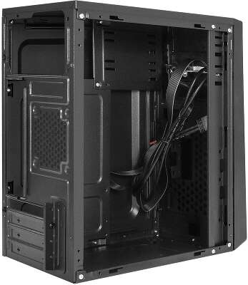 Корпус ExeGate BAA-107U, черный, Micro-ATX, Без БП (EX283060RUS)