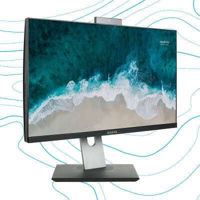 Моноблок Nerpa SAIMAA I240-121L 23.8" FHD i3-12100 3.3 ГГц/8/256 SSD/WF/BT/Cam/W11Pro,серебристый