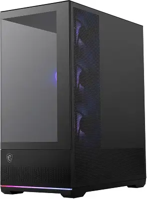 Корпус MSI MAG Pano 110R PZ черный без БП ATX 6x120mm 4x140mm 2xUSB3.0 audio AirDuct bott PSU