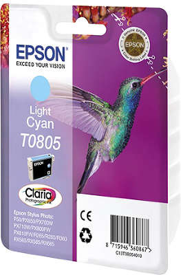 Картридж Epson T080540 светло-синий