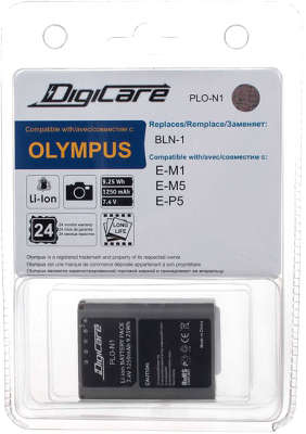 Аккумулятор DigiCare BLN-1 для OM-D E-M1, OM-D E-M5, PEN E-P5