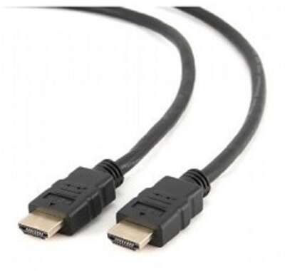 Кабель HDMI Cablexpert CC-HDMI4-0.5M, 19M/19M, v2.0, медь, позол.разъемы, экран, 0.5м, черный, пак