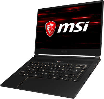Ноутбук MSI GS65 Stealth Thin 8RE-080RU i7-8750H/16/SSD256/GTX 1060 6GB/15.6" FHD/WF/BT/CAM/W10