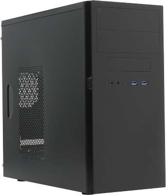 Корпус Powerman ES725, черный, mATX, Без БП (6120640)
