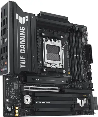 Материнская плата Asus TUF GAMING B850M-PLUS WIFI SocketAM5 AMD B850 4xDDR5 mATX AC`97 8ch(7.1) 2.5Gg RAID+HDMI+DP