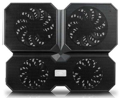 Подставка для ноутбука Deepcool Multi Core X6 (DP-N422-MCX6) 15.6" 380x295x24мм 30.9дБ 2xUSB 4x 900г черный