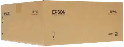 Проектор Epson EB-FH52 LCD 4000Lm LS (1920x1080) 16000:1 ресурс лампы:5500часов 1xUSB typeA 1xUSB typeB 2xHDMI 3.1кг