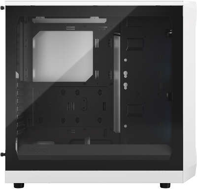 Корпус Fractal Design Focus 2 RGB White TG Clear Tint, белый, ATX, Без БП (FD-C-FOC2A-04)