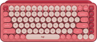 Клавиатура беспроводная Logitech Keyboard POP KEYS HEARTBREAKER ROSE (920-010718)